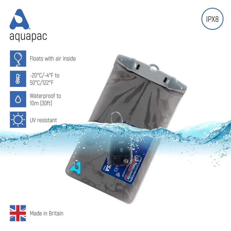 Aquapac El Captain Waterproof Passport and Phone Case-2